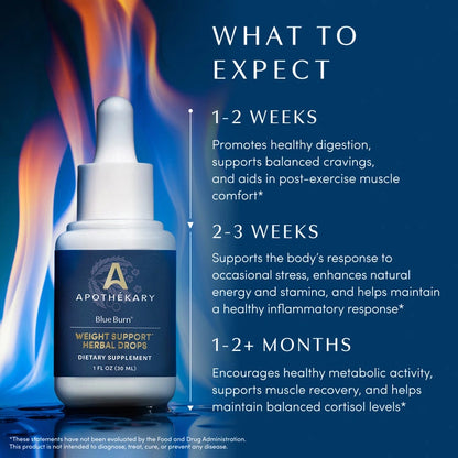 Metabolic Support Herbal Drops-Blue Burn